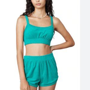 NIA terry cloth bralette NWT